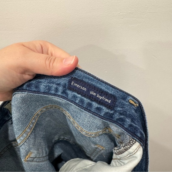 Citizens Of Humanity Premium Vintage Emerson Slim Boyfriend Jeans 26 Raw Hem - Picture 8 of 12